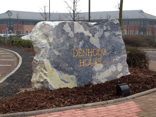 Corporate Boulder Sign, Denholm