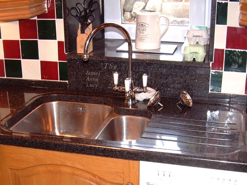 Worktop, Dark Sink Cutout