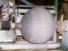 granite-turning lathe for balls, pillars and urns